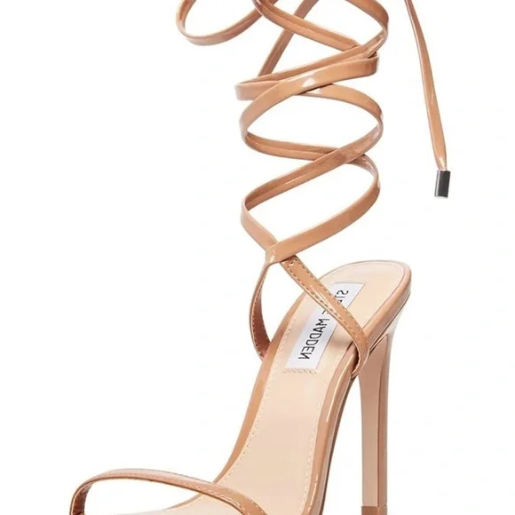Steve Madden Tan Strappy Heels - Picture 1 of 5